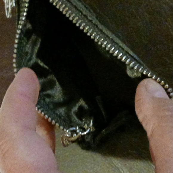 Victoria's Secret Black Sequined coin Pouch - Picture 5 of 7